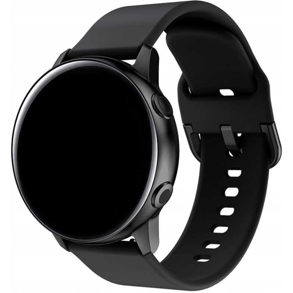 Spacecase Silicone Band - Universal Λουράκι Σιλικόνης για Smartwatches (22mm) - Black (5903943240500)