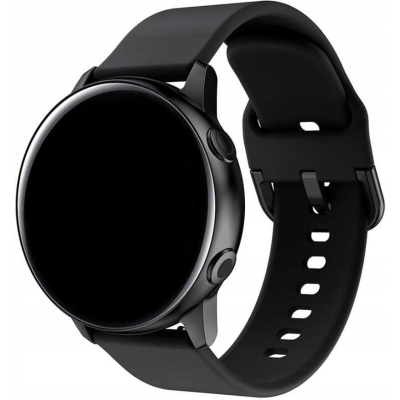 Spacecase Silicone Band - Universal Λουράκι Σιλικόνης για Smartwatches (22mm) - Black (5903943240500)