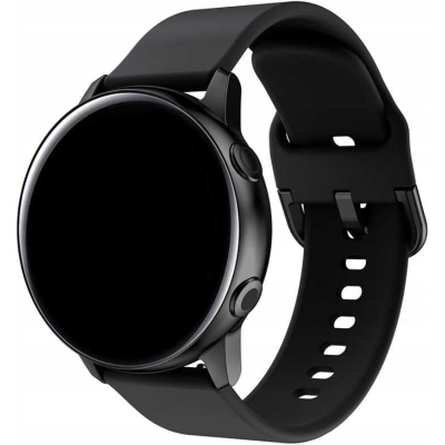 Spacecase Silicone Band - Universal Λουράκι Σιλικόνης για Smartwatches (20mm) - Black (5903943240418)