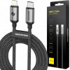 Spacecase USB-C to Lightning Cable CL05 - Καλώδιο Φόρτισης και Μεταφοράς Δεδομένων Type-C σε Lightning - 100cm - 20W - Black (5905719109202)