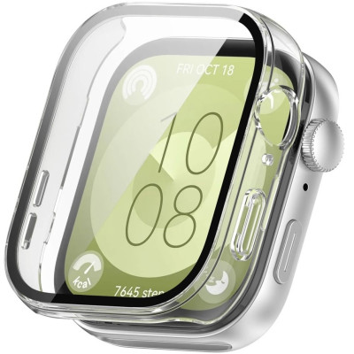 Θήκη με Tempered Glass - Huawei Watch Fit 3 - Tech-Protect Defence360 - Clear (5906302310456)