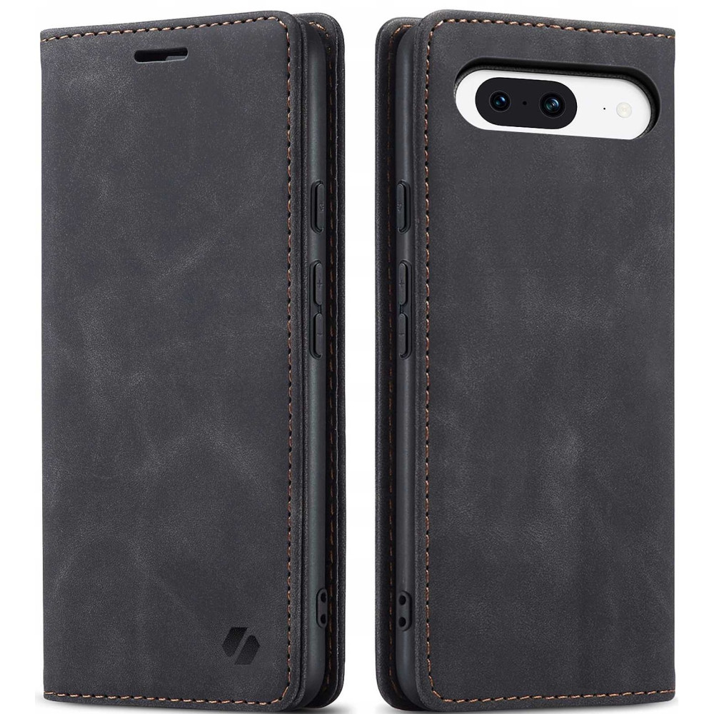 Θήκη Πορτοφόλι - Google Pixel 8a - Spacecase Wallet - Black (5905719109868)