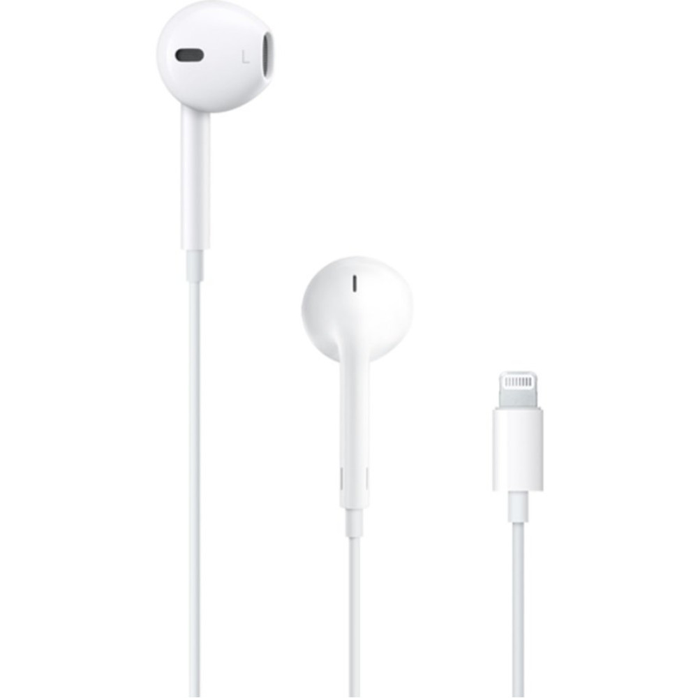 Handsfree Ακουστικά Official Apple EarPods Lightning Connector New Ενσύρματα με Lightning - White (MWTY3ZM/A)
