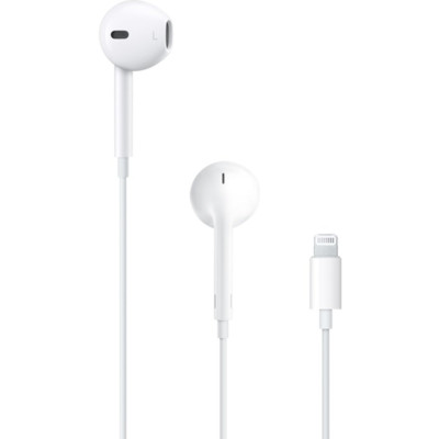 Handsfree Ακουστικά Official Apple EarPods Lightning Connector New Ενσύρματα με Lightning - White (MWTY3ZM/A)