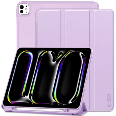 Flip Θήκη με Υποδοχή για Apple Pencil - Apple iPad Pro 13" 2025 / 2024 - Tech-Protect SC Pen Smartcase - Violet (5906302308576)
