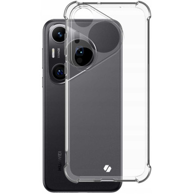Διάφανη Θήκη Σιλικόνης - Huawei Pura 70 Pro - Spacecase Anti-Shock - 1mm - Clear (5905719110246)