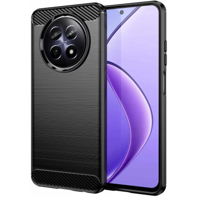 Θήκη Σιλικόνης - Realme 12 5G / 12x 5G - Spacecase Carbon - Black (5905719110468)