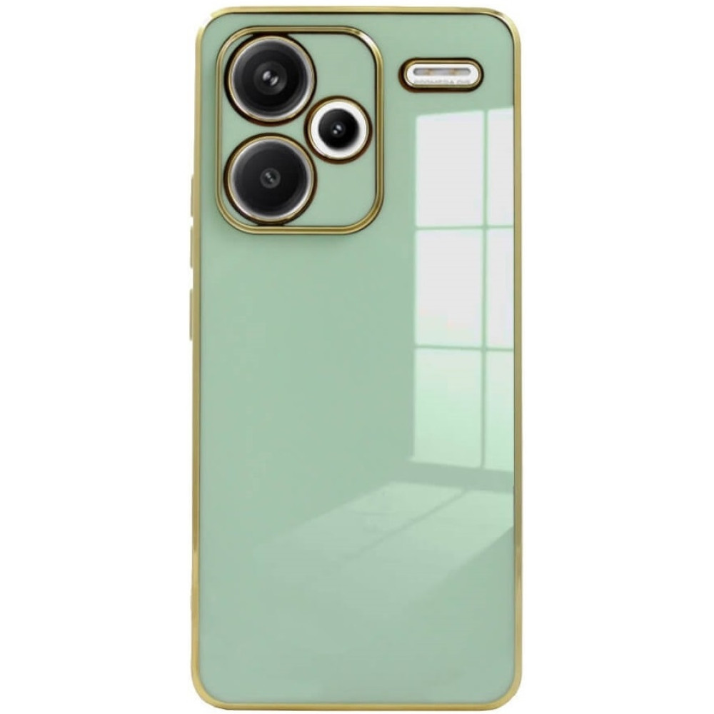 Θήκη Σιλικόνης - Xiaomi Redmi Note 13 Pro Plus - Bodycell Gold Plated - Mint Green (5206015074523)