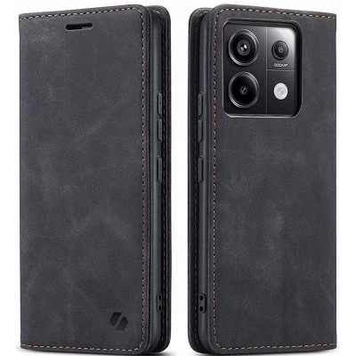 Θήκη Πορτοφόλι - Xiaomi Redmi Note 13 Pro 5G / Poco X6 - Spacecase Wallet - Black (5905719108076)