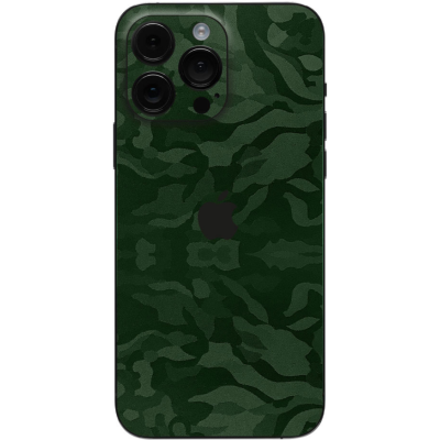 Αυτοκόλλητο Skin Προστασίας Πλάτης - Apple iPhone 15 Pro Max - Gams Premium Vinyl Skin Back Plate - Camo Green (GAMS-VNL-SKIN-CG-001-074)