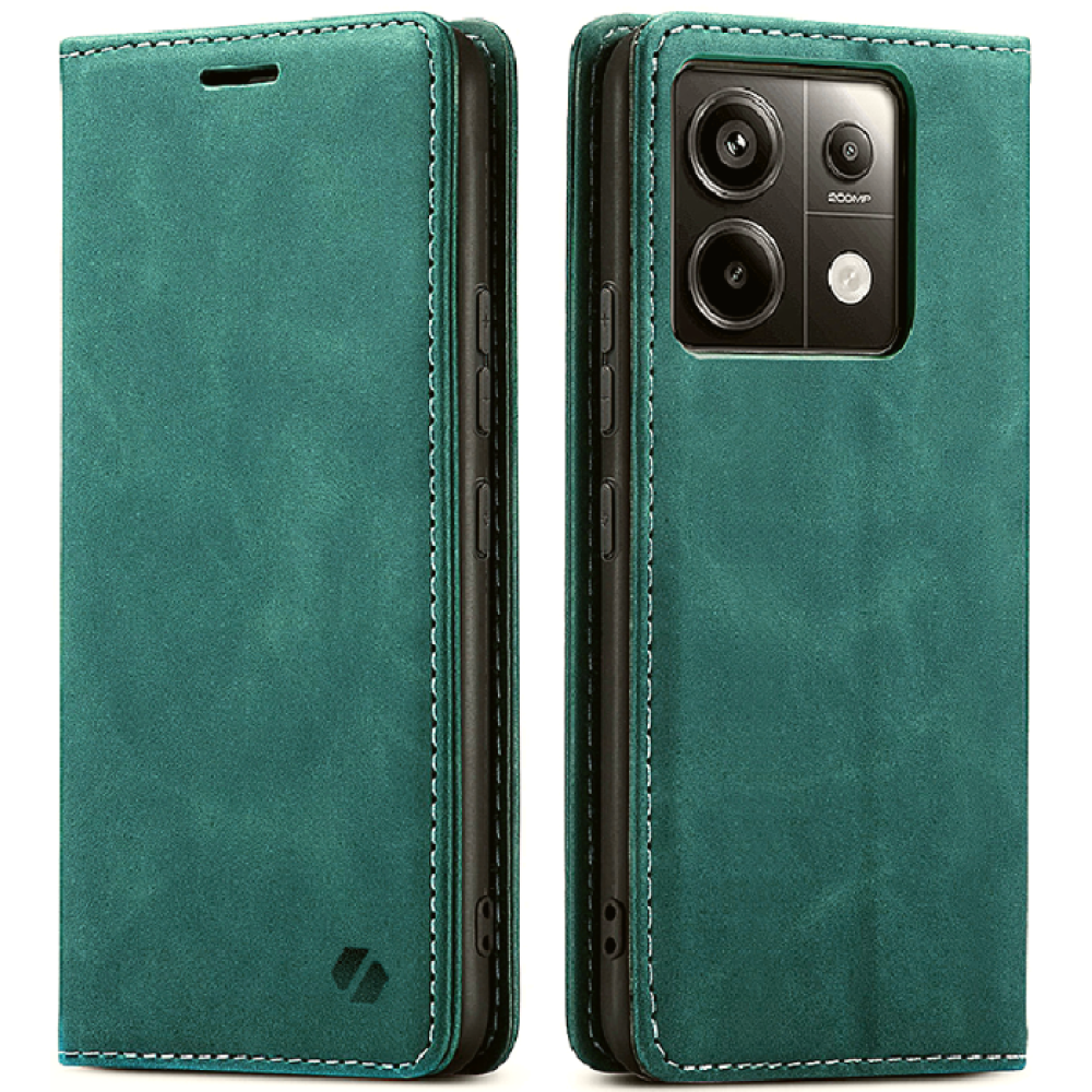 Θήκη Πορτοφόλι - Xiaomi Redmi Note 13 Pro 5G / Poco X6 - Spacecase Wallet - Green (5905719108090)