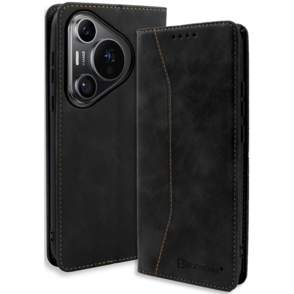 Θήκη Πορτοφόλι - Huawei Pura 70 - Bodycell Book Case - Black (5206015072062)