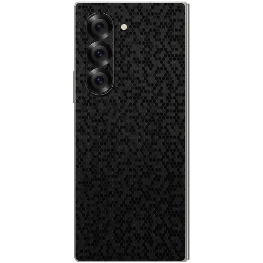 Αυτοκόλλητο Skin Προστασίας Πλάτης - Samsung Galaxy Z Fold6 - Gams Premium Vinyl Skin Back Plate - Honeycomb Black (GAMS-VNL-SKIN-HBK-002-210)