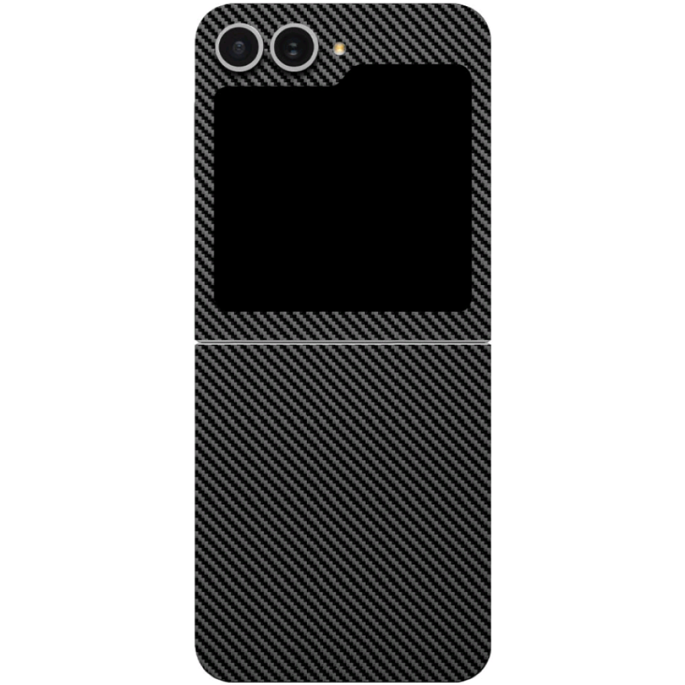 Αυτοκόλλητο Skin Προστασίας Πλάτης - Samsung Galaxy Z Flip6 - Gams Premium Vinyl Skin Back Plate - Carbon Fiber Black (GAMS-VNL-SKIN-CFB-002-211)
