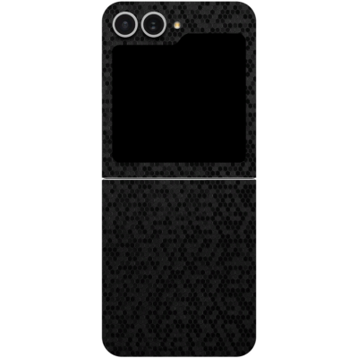 Αυτοκόλλητο Skin Προστασίας Πλάτης - Samsung Galaxy Z Flip6 - Gams Premium Vinyl Skin Back Plate - Honeycomb Black (GAMS-VNL-SKIN-HBK-002-211)
