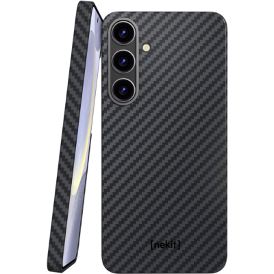 Σκληρή MagSafe Θήκη Aramid Fiber - Samsung Galaxy S24 Plus - Nekit Fiber - 1mm - 1500D Kevlar - Black (8719246451966)