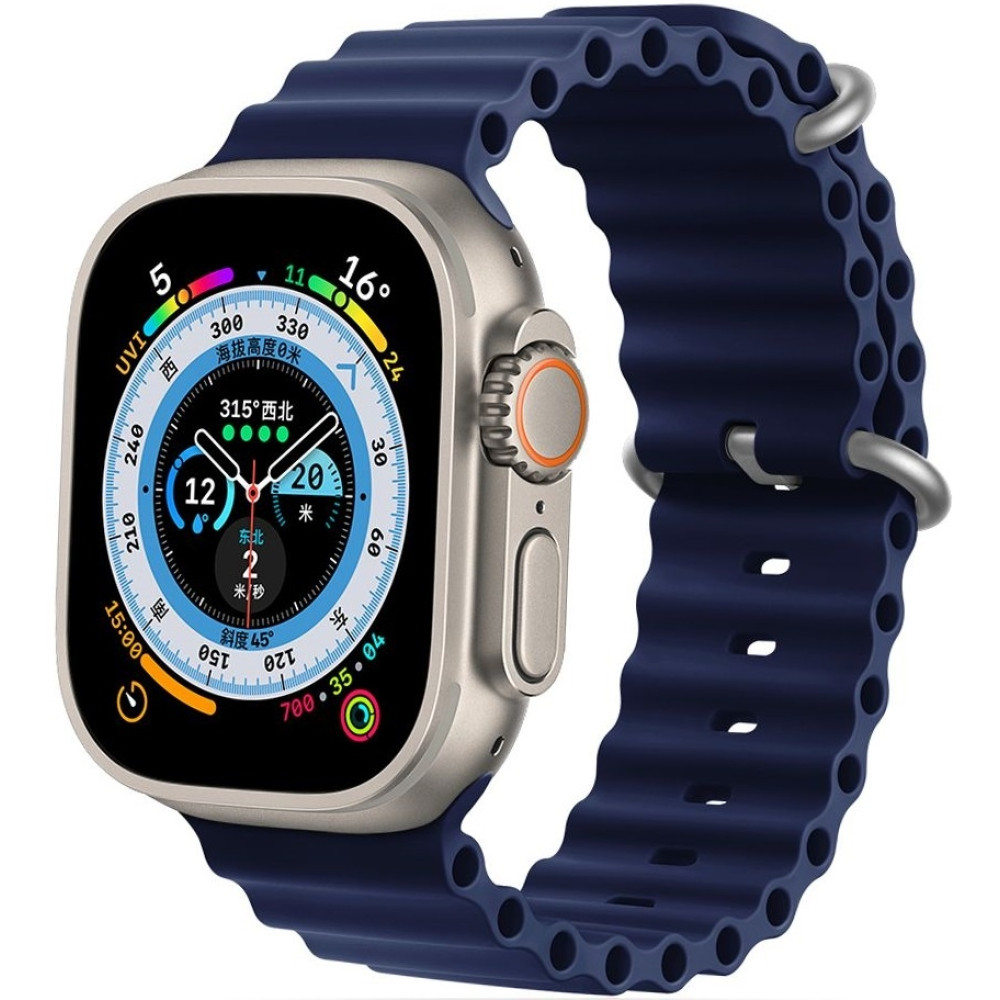 Tech-Protect Iconband Pro - Λουράκι Σιλικόνης Apple Watch Ultra/SE/11/10/9/8/7/6/5/4 (49/46/45/44mm) - Midnight Blue (5906302310272)
