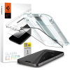 Αντιχαρακτικό Γυαλί Προστασίας Apple iPhone 15 Pro Max - Spigen Tempered Glass GLAS.tR EZ Fit HD FullFace Οθόνης - Black (AGL06879)