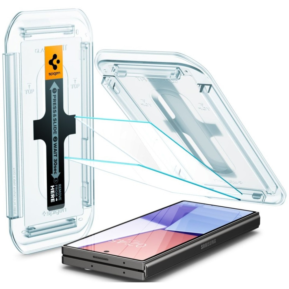 Αντιχαρακτικό Γυαλί Εξωτερικής Οθόνης - Samsung Galaxy Z Fold6 - Spigen Tempered Glass GLAS.tR EZ Fit - 2 Τεμάχια (AGL07969)