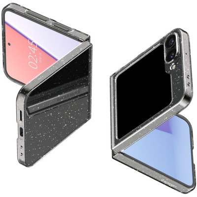 Σκληρή Θήκη - Samsung Galaxy Z Flip7 FE / Z Flip6 - Spigen Air Skin Glitter - Crystal Quartz (ACS07838)
