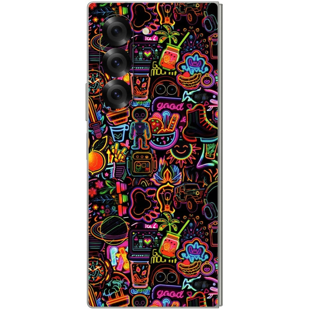 Αυτοκόλλητο Skin Προστασίας Πλάτης - Samsung Galaxy Z Fold6 - Gams Premium Vinyl Skin Back Plate - 3D Neon (GAMS-VNL-SKIN-3DN-002-210)