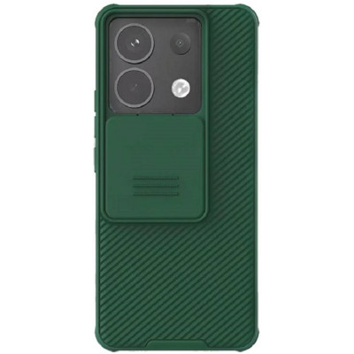 Σκληρή Θήκη με Κάλυμμα για την Κάμερα - Xiaomi Redmi Note 13 Pro 5G / Poco X6 - Nillkin CamShield Pro - Dark Green (6902048271944)