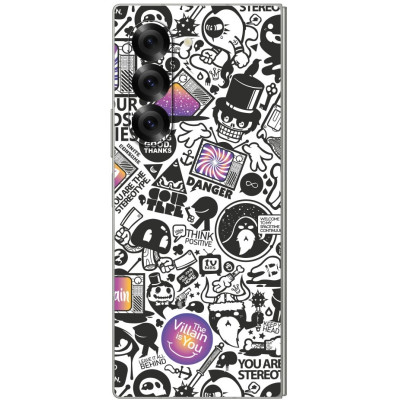 Αυτοκόλλητο Skin Προστασίας Πλάτης - Samsung Galaxy Z Fold6 - Gams Premium Vinyl Skin Back Plate - 3D TV Sticker (GAMS-VNL-SKIN-3DTS-002-210)