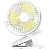 JisuLife Mini Clip Fan Life1 - Φορητό Επαναφορτιζόμενο Ανεμιστηράκι Γραφείου με Κλιπ Συγκράτησης - 4000mAh - White (6975061532811)