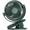 JisuLife Mini Clip Fan Life1 - Φορητό Επαναφορτιζόμενο Ανεμιστηράκι Γραφείου με Κλιπ Συγκράτησης - 4000mAh - Dark Green (6972154732059)