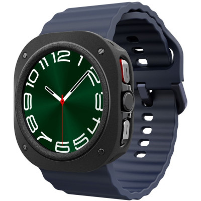 Ανθεκτική Θήκη Σιλικόνης - Samsung Galaxy Watch Ultra 2025 / 2024 47mm - Caseology Vault - Matte Black (ACS08430)