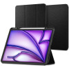 Σκληρή Flip Υφασμάτινη Θήκη με Υποδοχή Apple Pencil - Apple iPad Air 13" 2025 / 2024 - Spigen Urban Fit - Black (ACS07671)