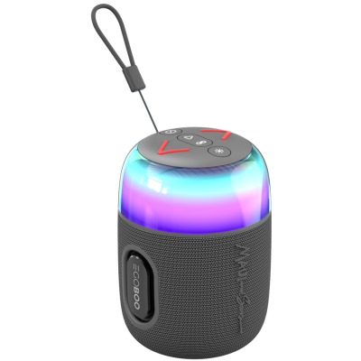 Egoboo X Maui and Sons BT Led Speaker Pulse - Ασύρματο Φορητό Ηχείο Bluetooth με Φωτισμό RGB - Grey (MUS2GRY)