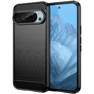 Θήκη Σιλικόνης - Google Pixel 9 / 9 Pro - Spacecase Carbon - Black (5905719111250)