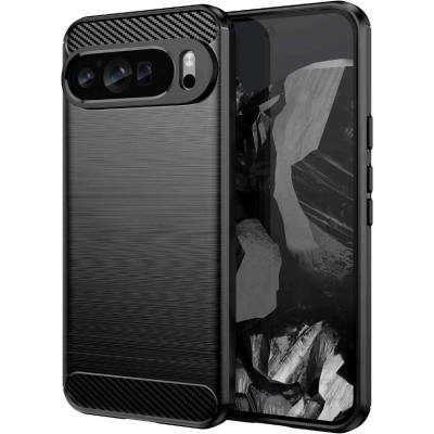 Θήκη Σιλικόνης - Google Pixel 9 Pro XL - Spacecase Carbon - Black (5905719111267)