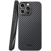 Nekit Fiber - Σκληρή MagSafe Θήκη Aramid Fiber - Apple iPhone 15 Pro - 1mm - 1500D Kevlar - Black (8719246451904)