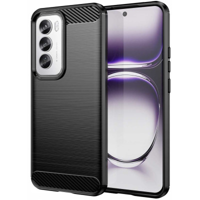 Θήκη Σιλικόνης - Oppo Reno12 Pro - Spacecase Carbon - Black (5905719111106)