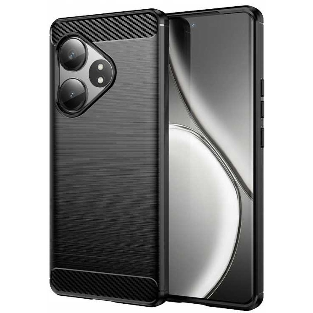 Θήκη Σιλικόνης - Realme GT 6 / GT 6T - Spacecase Carbon - Black (5905719110819)