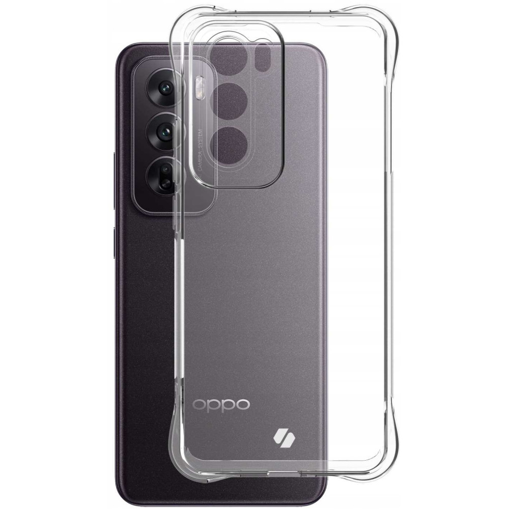 Διάφανη Θήκη Σιλικόνης - Oppo Reno12 - Spacecase Anti-Shock - 1mm - Clear (5905719110697)
