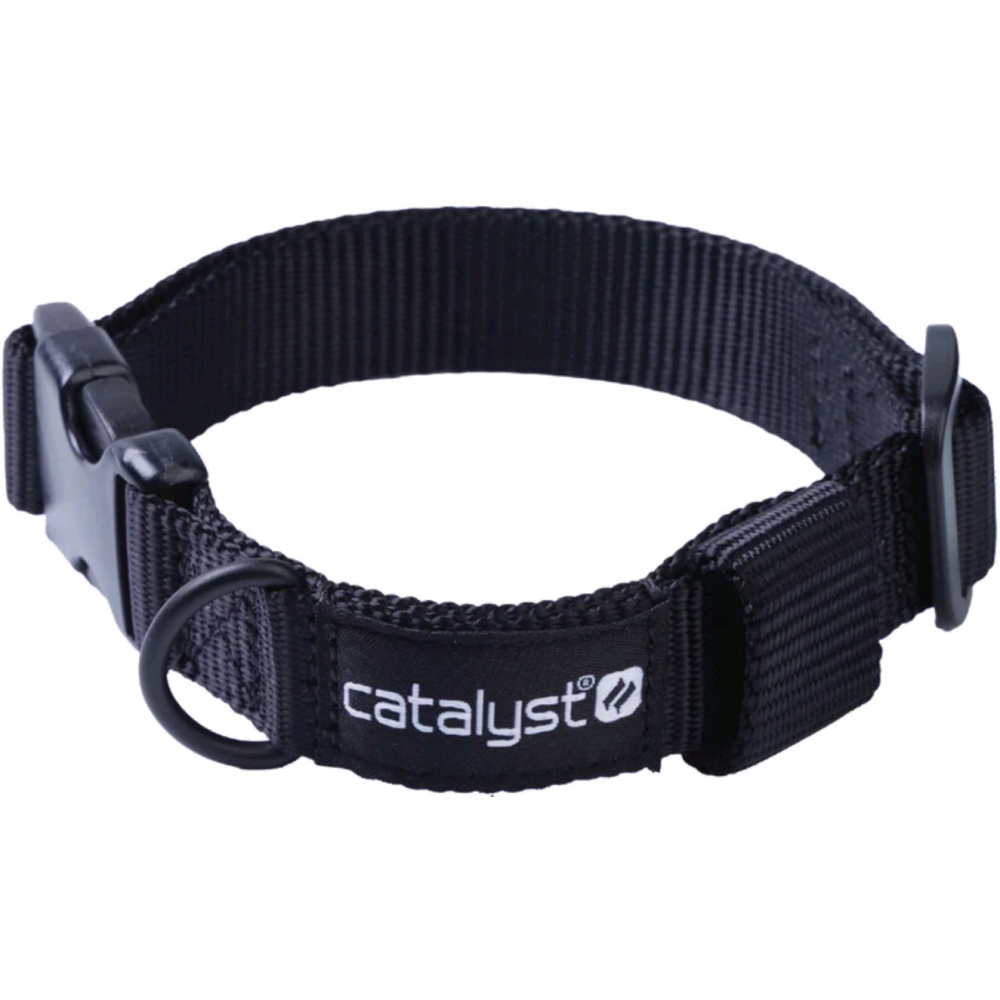 Catalyst Dog Collar for Total Protection Clip-It Case - Ρυθμιζόμενο Κολάρο Κατοικιδίων για Αδιάβροχη Θήκη Apple AirTag Total Protection Clip-It της Catalyst - L - 39-58 cm - Black (CATPCBLKL)