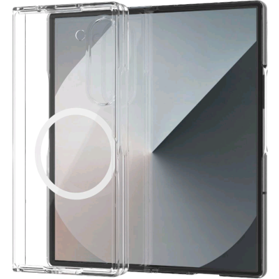 Διάφανη Σκληρή Θήκη MagSafe - Samsung Galaxy Z Fold6 - Spacecase Crystal MagCase - 2mm - Clear (5905719110857)