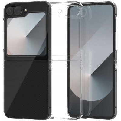 Διάφανη Σκληρή Θήκη - Samsung Galaxy Z Flip6 - Spacecase Crystal Case - 2mm - Clear (5905719110826)