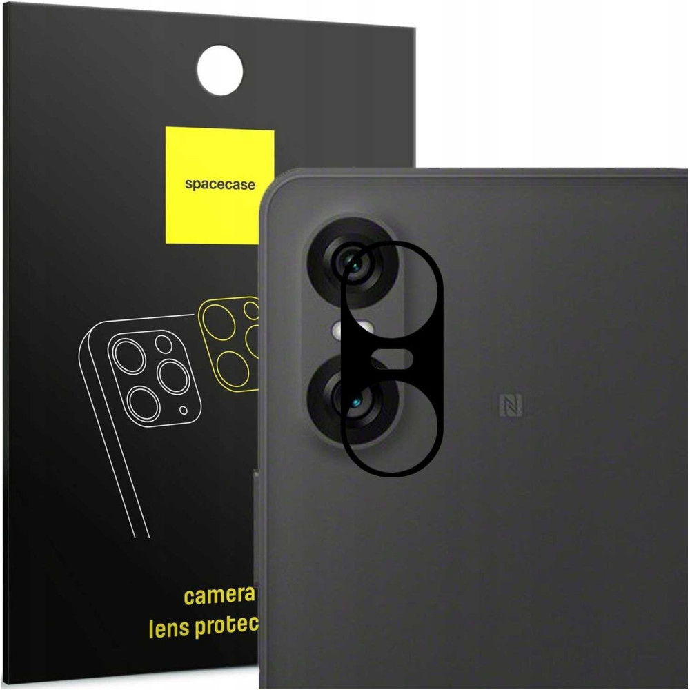 Αντιχαρακτικό Προστατευτικό Γυαλί για Φακό Κάμερας - Sony Xperia 10 VI - Spacecase Camera Glass Lens Protector - Black (5905719110758)