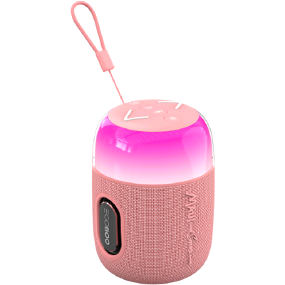 Egoboo X Maui and Sons BT Led Speaker Pulse - Ασύρματο Φορητό Ηχείο Bluetooth με Φωτισμό RGB - Pink (MUS2PNK)