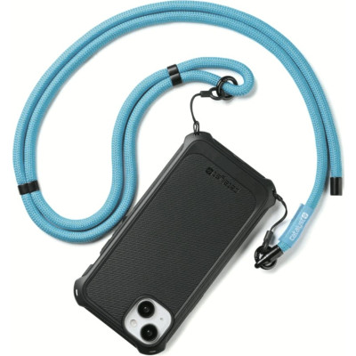 Catalyst Crossbody Shoulder Strap - Αποσπώμενο Ανθεκτικό Λουράκι Λαιμού για Αδιάβροχες & Ανθεκτικές Θήκες Κινητών Catalyst - 8mm - Neon Blue (4897041803891)