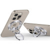 ESR HaloLock Ring Stand - Μεταλλική Μαγνητική Αναδιπλούμενη MagSafe Βάση / Finger Holder για iPhone 15 / 14 / 13 / 12 - Rhinestone Silver (4894240188828)