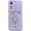 Bodycell Multifunction - Ανθεκτική Θήκη Xiaomi Redmi 13C 4G / Poco C65 με Λουράκι Λαιμού / Κάλυμμα Κάμερας / Ring Holder / Υποδοχή Κάρτας - Purple (5206015073052)