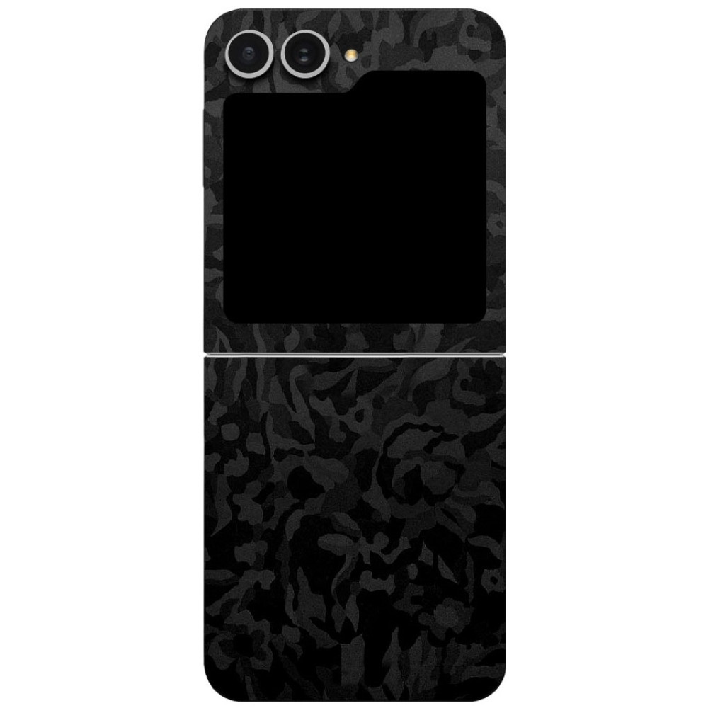 Αυτοκόλλητο Skin Προστασίας Πλάτης - Samsung Galaxy Z Flip6 - Gams Premium Vinyl Skin Back Plate - Camo Black (GAMS-VNL-SKIN-CB-002-211)