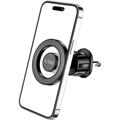 Tech-Protect N51 Magnetic MagSafe Vent Car Mount - Μαγνητική Βάση Στήριξης Κινητών MagSafe για Αεραγωγούς Αυτοκινήτων - Black (9589046925801)