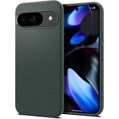 Θήκη Σιλικόνης - Google Pixel 9 / 9 Pro - Spigen Liquid Air - Abyss Green (ACS07683)