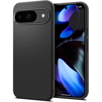 Θήκη Σιλικόνης - Google Pixel 9 / 9 Pro - Spigen Liquid Air - Matte Black (ACS07682)